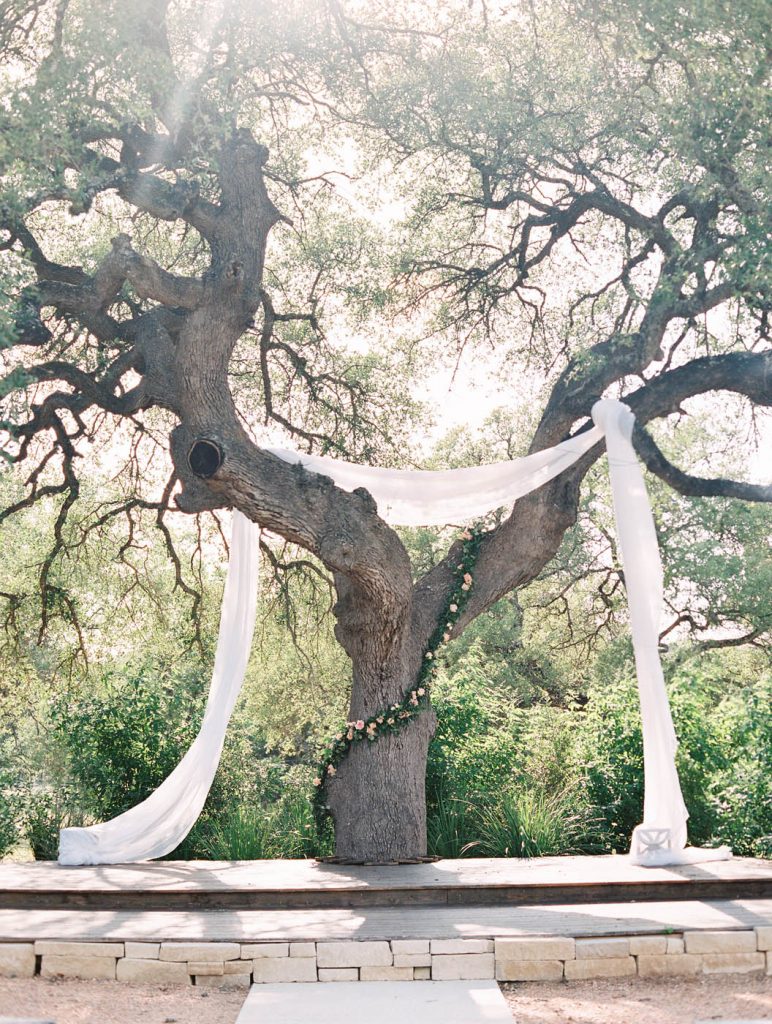 the oak ceremony location at Park 31