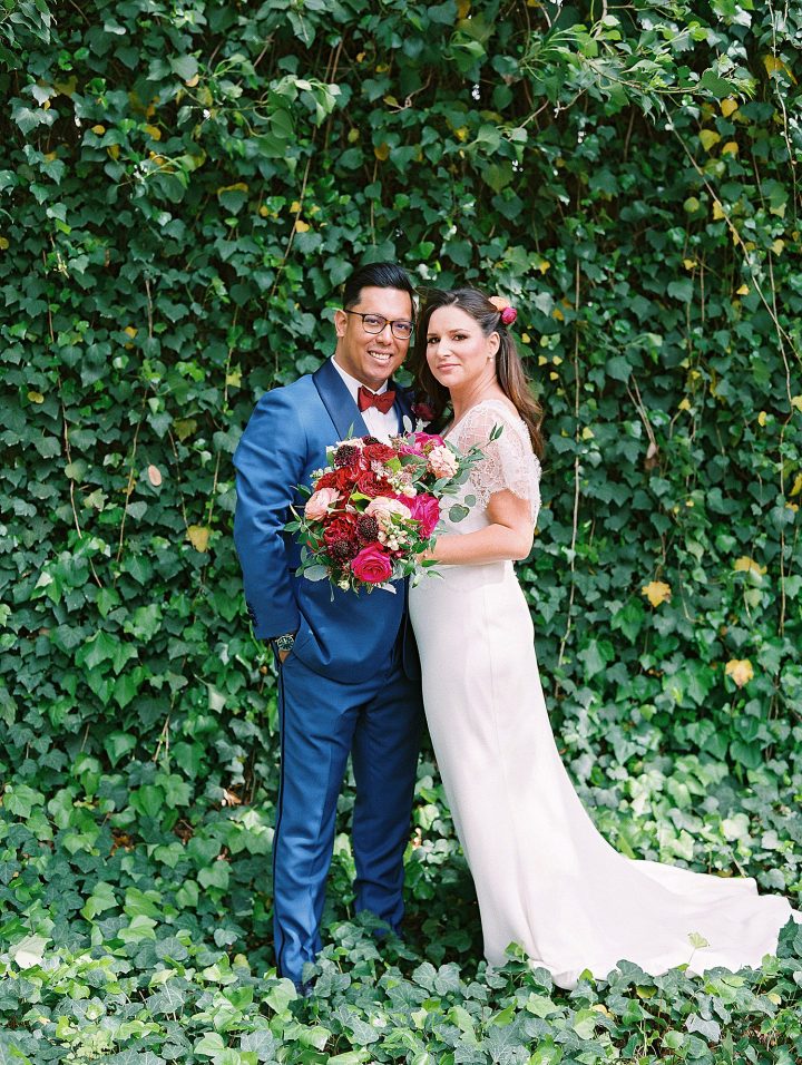 wedding portrait of couple by top Austin wedding photographer Lucy Struve