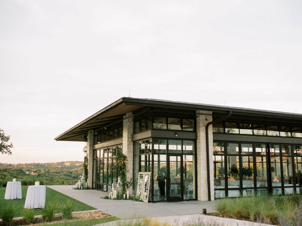 the Omni Barton Creek hill country pavilion wedding venue
